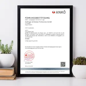 ANKÖ Führungsbestätigung