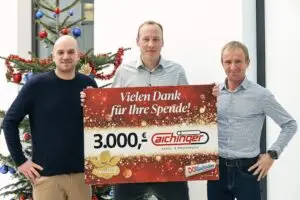 Spendencheck Übergabe für Christkind OÖ Nachrichten