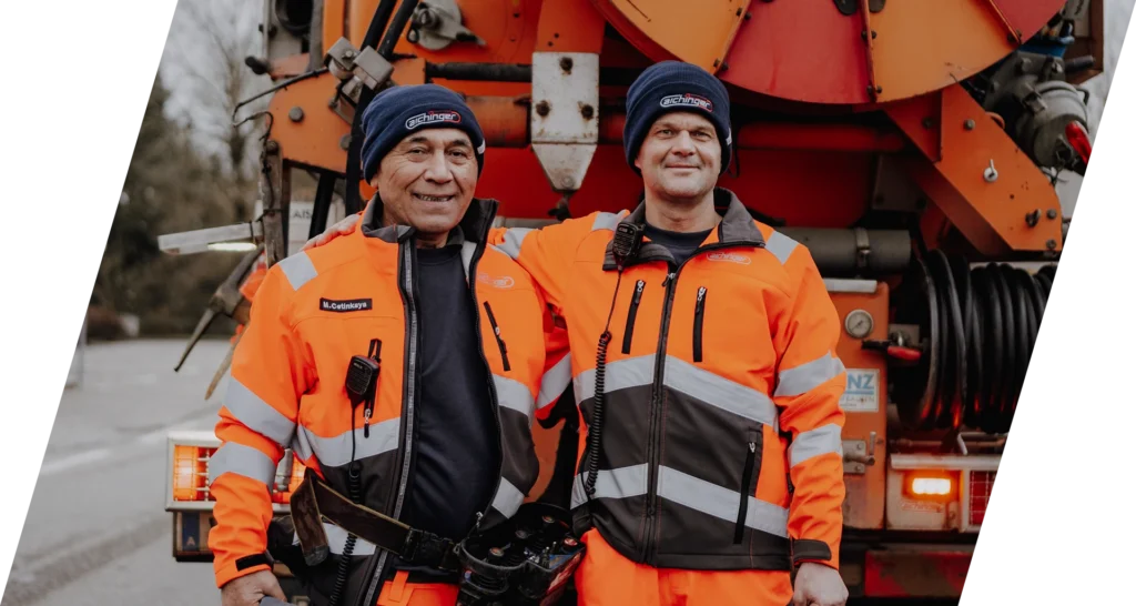 Aichinger Kanalservice Teammitarbeiter